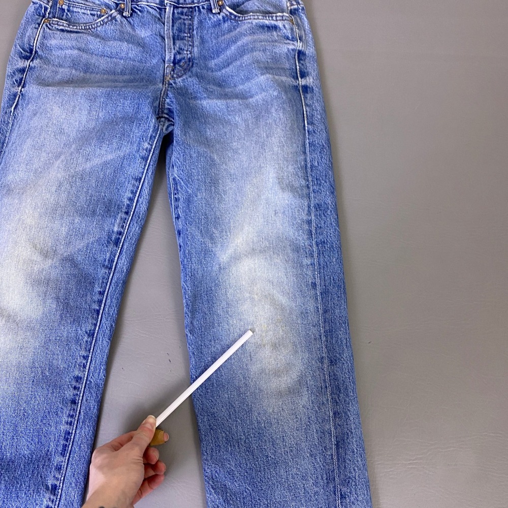Mother The Loosey Jeans Women's Tag 25 (Fit 28) Hippies Get the Blues Blue * - Picture 13 of 16